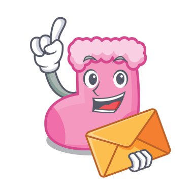 çorap karakter karikatür tarzı vektör çizim