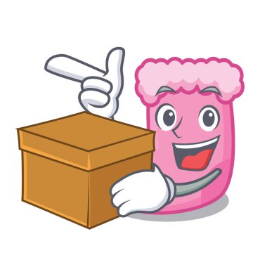 çorap karakter karikatür tarzı vektör çizim