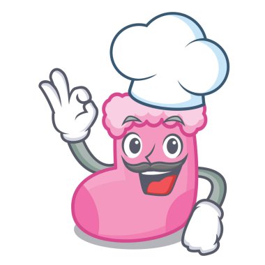 çorap karakter karikatür tarzı vektör çizim