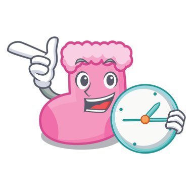 çorap karakter karikatür tarzı vektör çizim