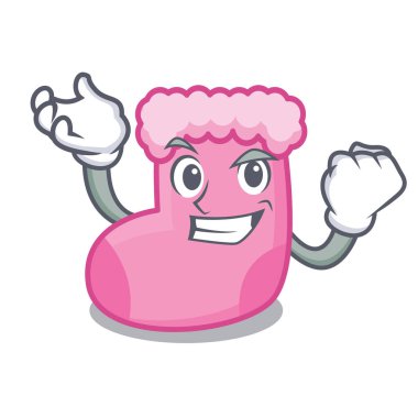 çorap karakter karikatür tarzı vektör çizim