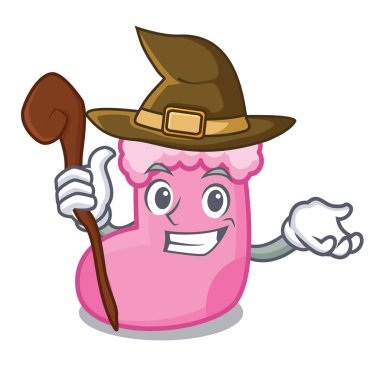 çorap maskot karikatür tarzı vektör çizim