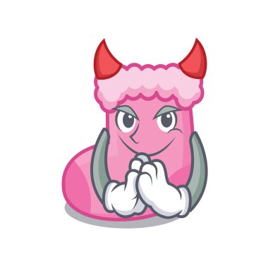 çorap maskot karikatür tarzı vektör çizim