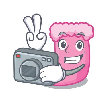 çorap maskot karikatür tarzı vektör çizim