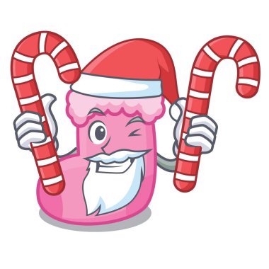 çorap maskot karikatür tarzı vektör çizim