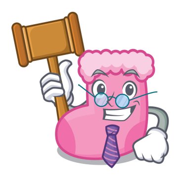 çorap maskot karikatür tarzı vektör çizim