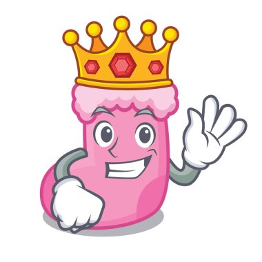 çorap maskot karikatür tarzı vektör çizim