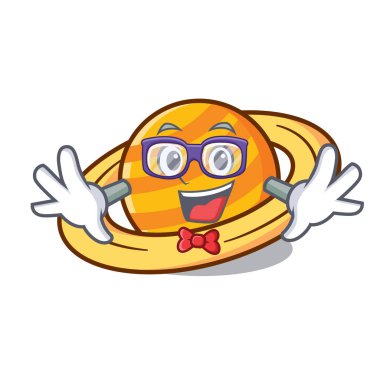 Geek gezegen mikroblog karakter karikatür vektör çizim