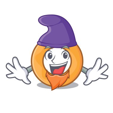 Elf soğan halkası karakter karikatür vektör çizim