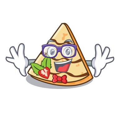 Geek krep karakter karikatür tarzı vektör çizim