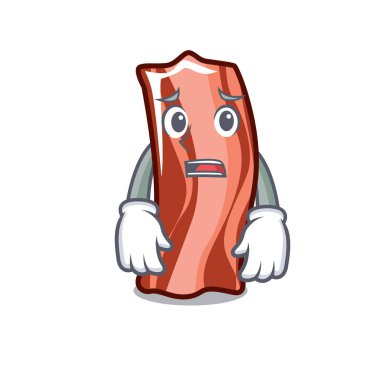 Yazık ki kaburga maskot karikatür tarzı vektör çizim