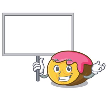 Yönetim Kurulu İsviçre rulo karakter karikatür vektör çizim getirmek