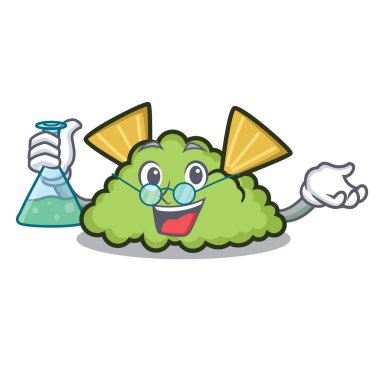 Profesör guacamole karakter karikatür tarzı vektör çizim