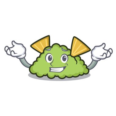 Sırıtan guacamole karakter karikatür tarzı vektör çizim