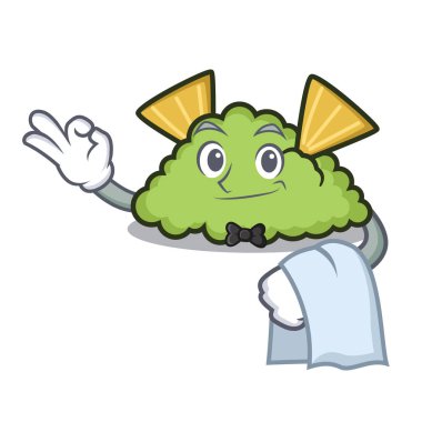 Garson guacamole maskot karikatür tarzı vektör çizim