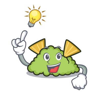Bir fikir guacamole maskot karikatür tarzı vektör çizim var