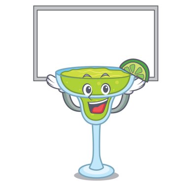 Yönetim Kurulu margarita karakter karikatür tarzı vektör çizim