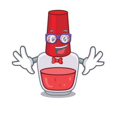 Geek oje karakter karikatür vektör çizim