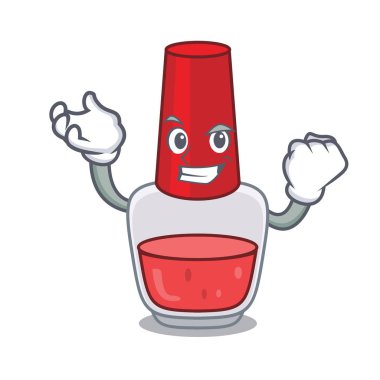 Başarılı oje karakter karikatür vektör çizim