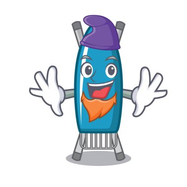 Elf demir kurulu karakter karikatür vektör çizim