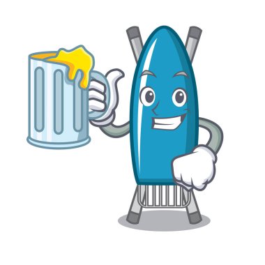 Suyu demir kurulu maskot karikatür vektör çizim ile