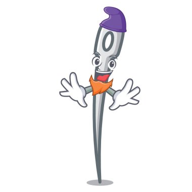 Elf iğne karakter karikatür tarzı vektör çizim