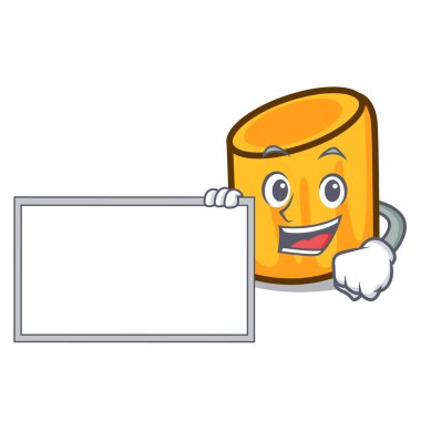 Yönetim Kurulu rigatoni karakter karikatür tarzı vektör çizim ile