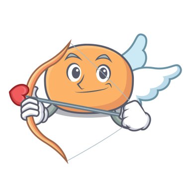 Aşk tanrısı mochi karakter karikatür tarzı vektör çizim