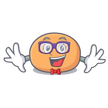 Geek mochi karakter karikatür tarzı vektör çizim