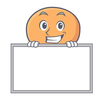 Yönetim Kurulu mochi karakter karikatür tarzı vektör çizim ile sırıtarak