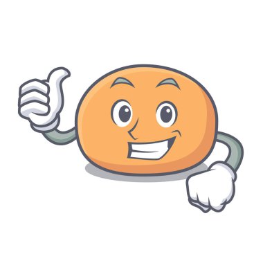 Mochi karakter karikatür tarzı vektör çizim yaşasın