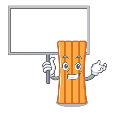 Yönetim Kurulu hava yatağı karakter karikatür vektör çizim getirmek