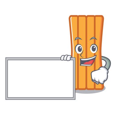 Yönetim Kurulu hava yatağı karakter karikatür vektör çizim ile