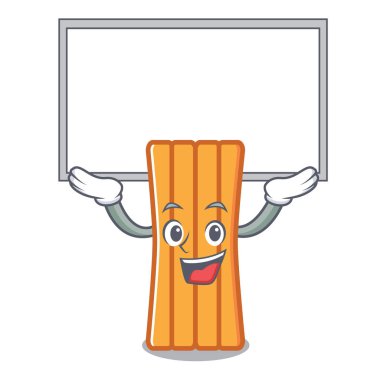 Yönetim Kurulu hava yatağı karakter karikatür vektör çizim kadar