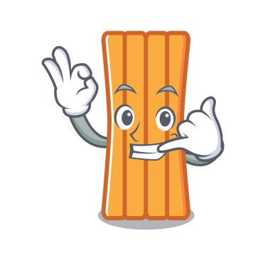 Bana hava yatağı maskot karikatür vektör çizim de