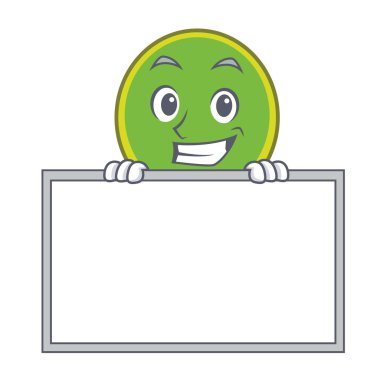 Yönetim Kurulu ping pong raket karakter karikatür vektör çizim ile sırıtarak