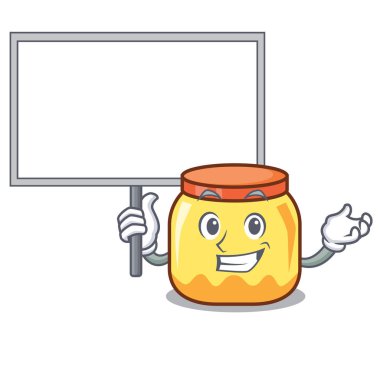 Yönetim Kurulu krem kavanoz karakter karikatür vektör çizim getirmek