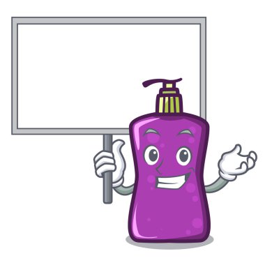 Yönetim Kurulu shampo karakter karikatür tarzı vektör çizim getirmek