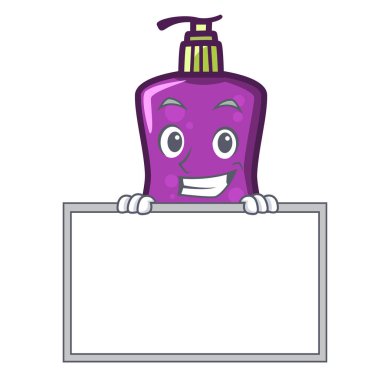 Yönetim Kurulu shampo karakter karikatür tarzı vektör çizim ile sırıtarak