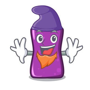 Elf shampo karakter karikatür tarzı vektör çizim