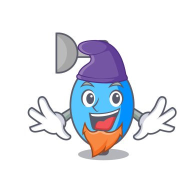 Elf ambu torbası karakter karikatür vektör çizim