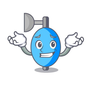 Sırıtan ambu torbası karakter karikatür vektör çizim