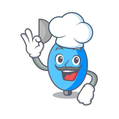 Şef ambu torbası karakter karikatür vektör çizim