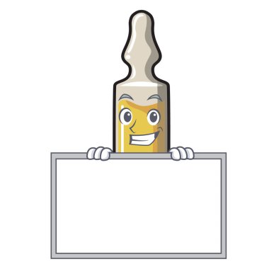 Yönetim Kurulu ampül karakter karikatür tarzı vektör çizim ile sırıtarak