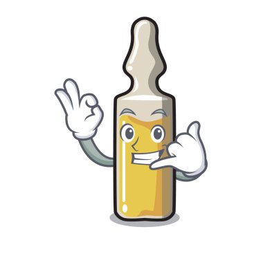 Bana ampül maskot karikatür tarzı vektör çizim de