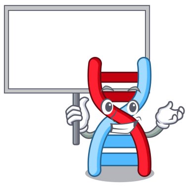 Yönetim Kurulu dna molekülü karakter karikatür vektör çizim getirmek