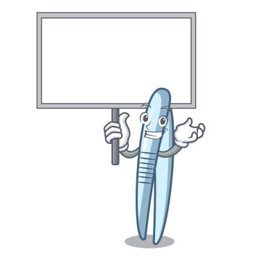 Karakter karikatür tarzı vektör çizim kurulu cımbız getirmek