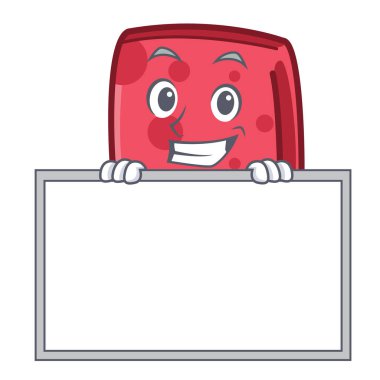 Yönetim Kurulu peçete karakter karikatür tarzı vektör çizim ile sırıtarak