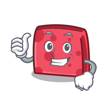 Peçete karakter karikatür tarzı vektör çizim yaşasın