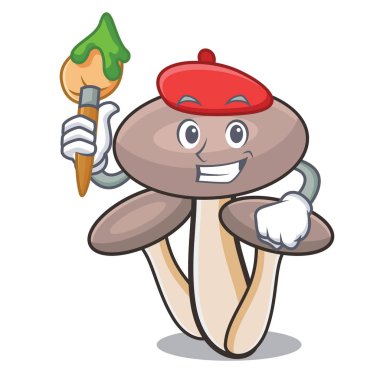 Sanatçı tatlım agaric mantar karakter karikatür